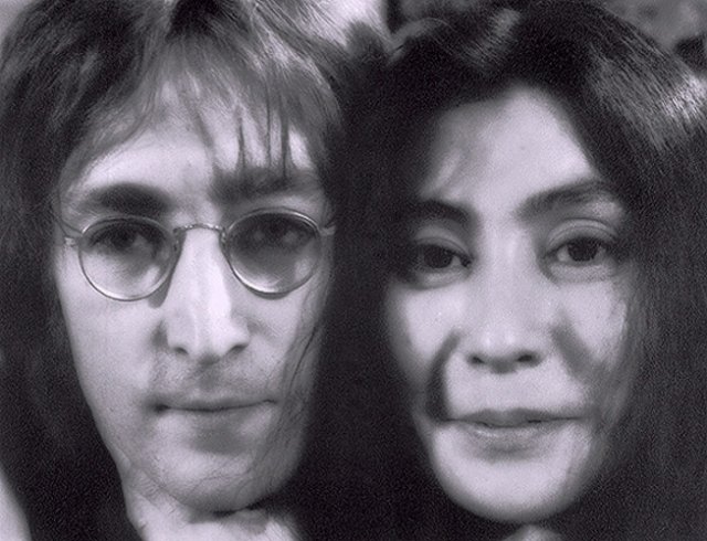 Джон Леннон и Йоко Оно. Фото / John Lennon & Yoko Ono. Photo 